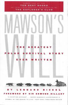 Cover image for Mawson's Will